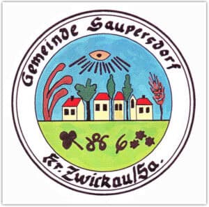 Wappen der Gemeinde Saupersdorf